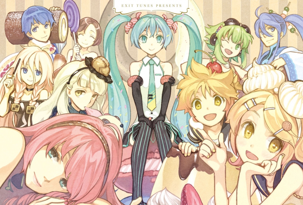 初音ミク 巡音ルカ 鏡音リン 鏡音レン 重音テト タペストリー その他