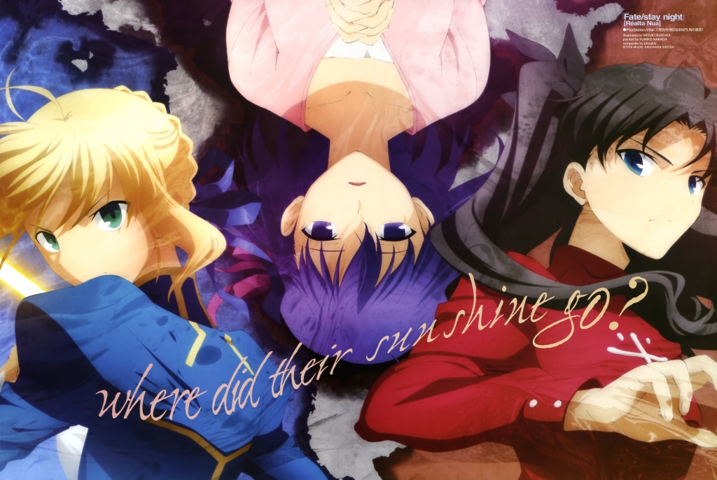 Fate/stay night【間桐桜,セイバー,遠坂凛】 壁紙 | tsundora.com