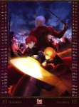 Fate/stay night,Fate/stay night Unlimited Blade Works【アーチャー,衛宮士郎,セイバー,遠坂凛】 #148531
