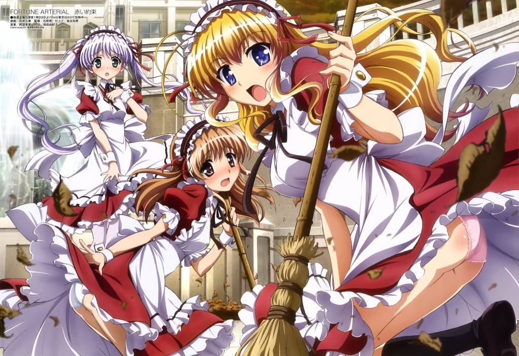 Fortune Arterial 千堂瑛里華 東儀白 悠木陽菜 壁紙 Tsundora Com