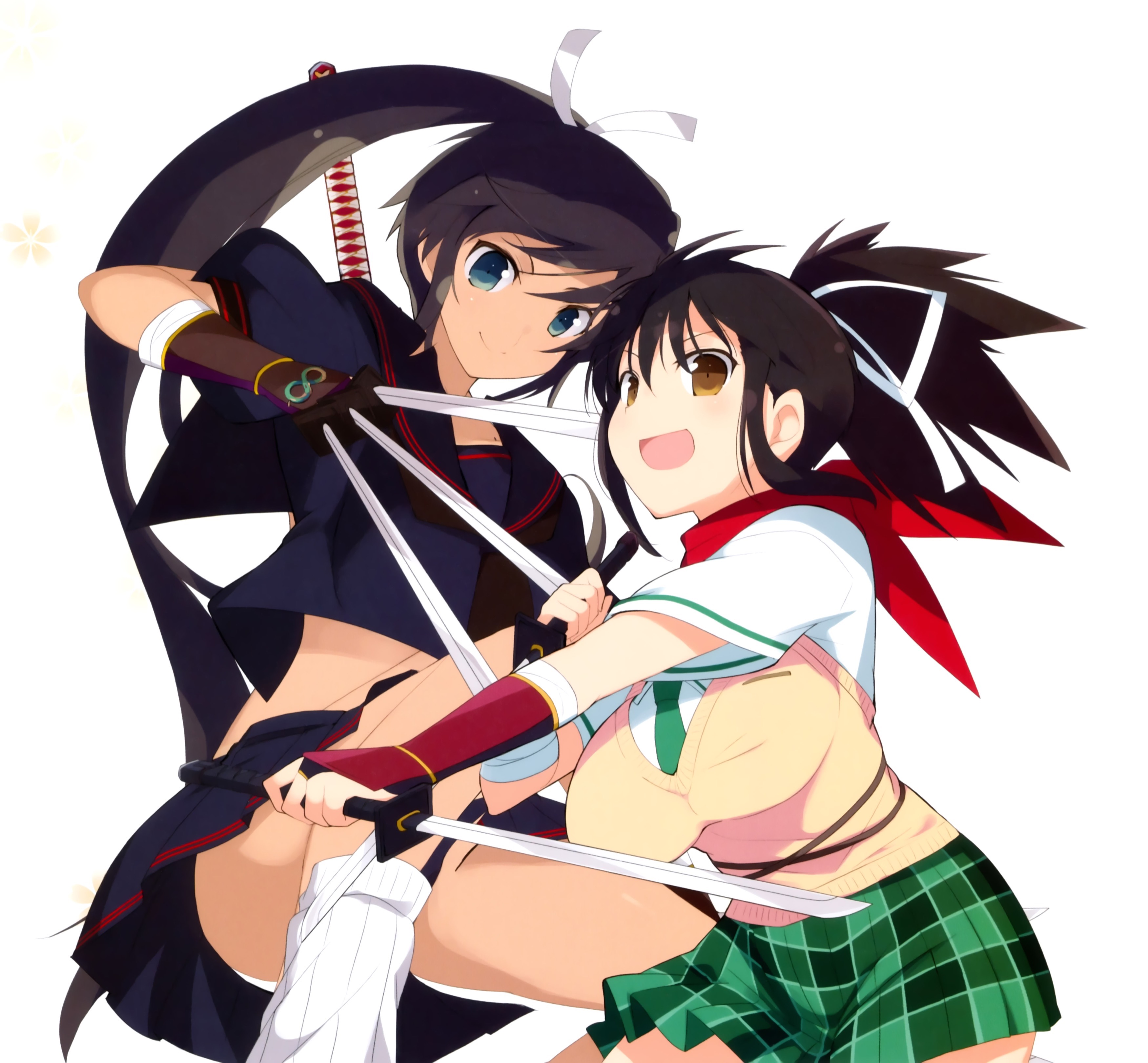 Anime ninja threesome