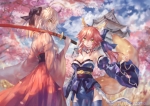 Fate/stay night,Fate/EXTRA CCC,Fate/EXTRA【キャスター（Fate/EXTRA）,桜セイバー】 #255935