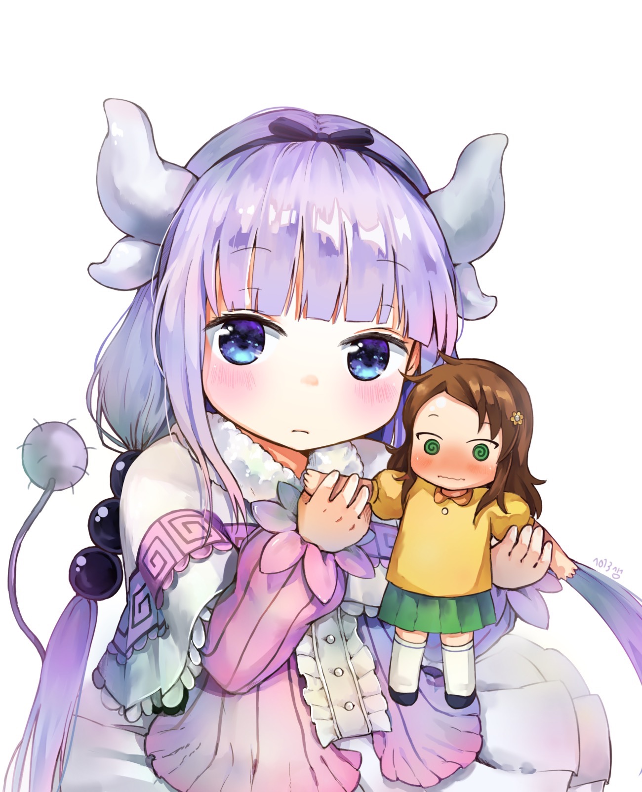 小林さんちのメイドラゴン カンナカムイ 才川リコ 壁紙 Tsundora Com