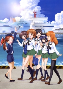 ガールズ＆パンツァー【角谷杏,河嶋桃,小山柚子】 壁紙