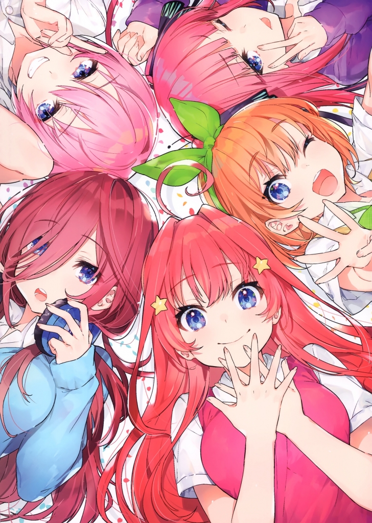 五等分の花嫁展 五つ子パペットセット 中野一花 二乃 三玖 四葉 五月 - その他