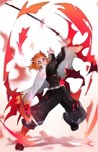 鬼滅の刃 煉獄杏寿郎 猗窩座 壁紙 Tsundora Com